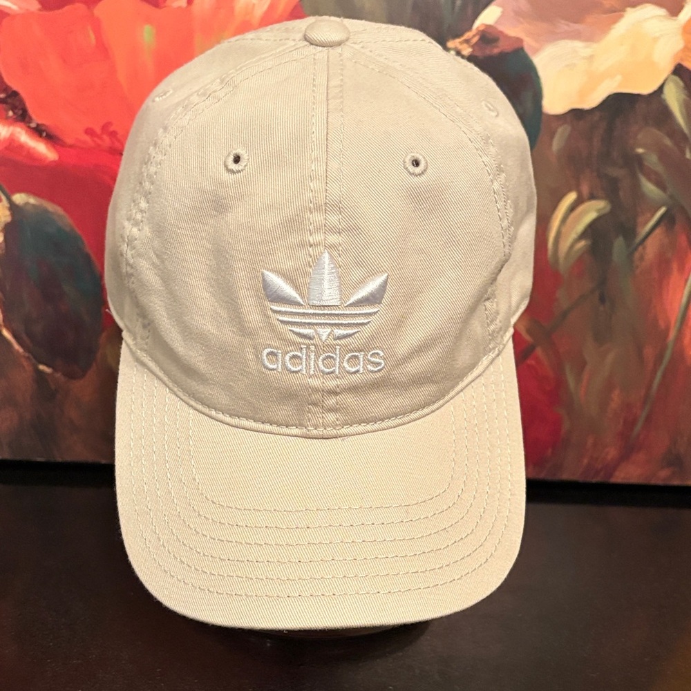 NWOT Adidas Light Tan Baseball Cap